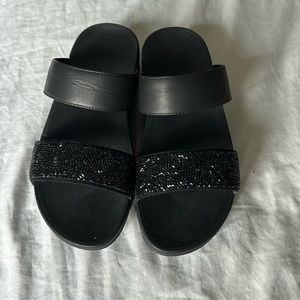 Fitflop Women's Sparklie Crystal Slide Sandal